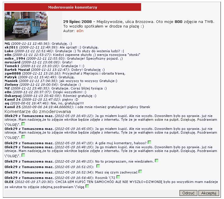 Komentarze do moderacji